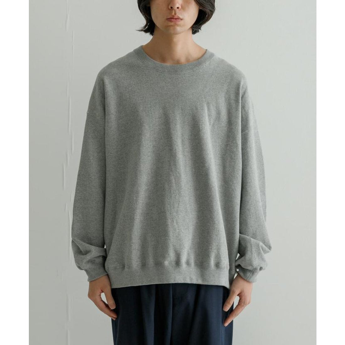 アーバンリサーチ URBAN RESEARCH SUPER WIDE SWEAT CREWNECK （グレー 