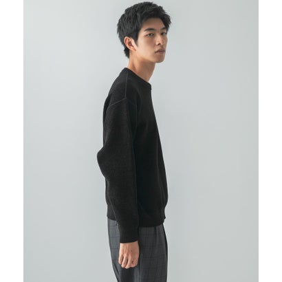 アーバンリサーチ URBAN RESEARCH SOFT TOUCH MOLE KNIT （ブラック）｜詳細画像