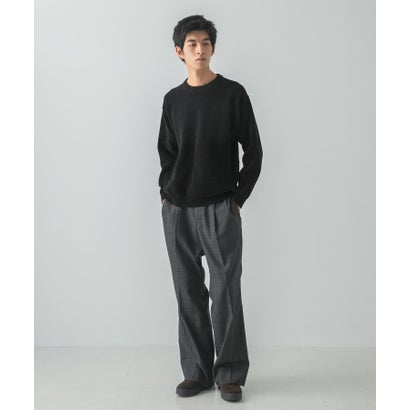アーバンリサーチ URBAN RESEARCH SOFT TOUCH MOLE KNIT （グリーン）｜詳細画像