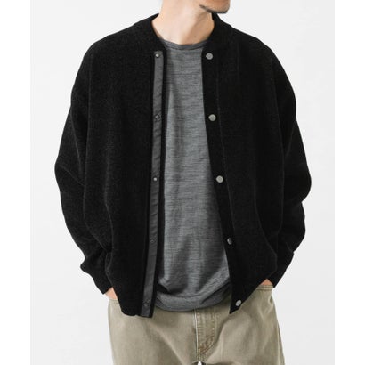 アーバンリサーチ URBAN RESEARCH SOFT TOUCH MOLE CARDIGAN （チャコールグレー）｜詳細画像