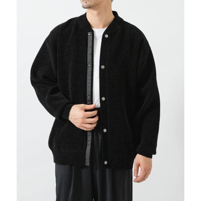 アーバンリサーチ URBAN RESEARCH SOFT TOUCH MOLE CARDIGAN （ブラック）｜詳細画像