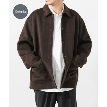 『別注』FRAIZZOLI×URBAN RESEARCH REVER COVERALL JACKET （ブラック）｜詳細画像
