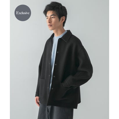 アーバンリサーチ URBAN RESEARCH 『別注』FRAIZZOLI×URBAN RESEARCH REVER COVERALL JACKET （ブラウン）｜詳細画像