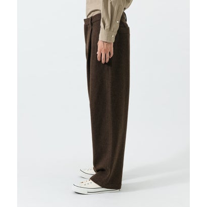 アーバンリサーチ URBAN RESEARCH new basic BOILED WOOL TROUSER （ブラック）｜詳細画像