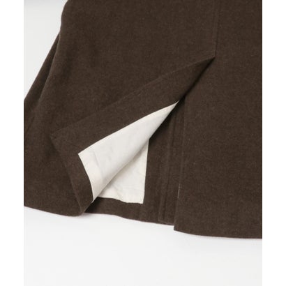 new basic BOILED WOOL COAT （ブラウン）｜詳細画像