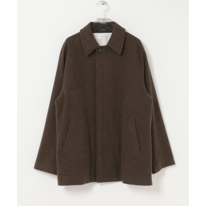 new basic BOILED WOOL COAT （ブラウン）｜詳細画像