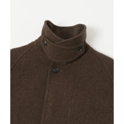 new basic BOILED WOOL COAT （ブラウン）｜詳細画像