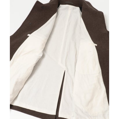 new basic BOILED WOOL COAT （ブラウン）｜詳細画像
