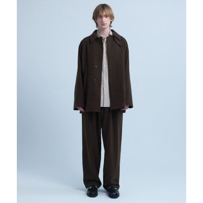 new basic BOILED WOOL COAT （ブラック）｜詳細画像