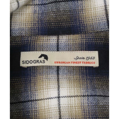 アーバンリサーチ URBAN RESEARCH SIDOGRAS PLAID SHIRTS （ネイビー）｜詳細画像