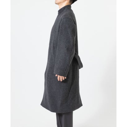 WOOL STAND COLLAR COAT （ブラウン）｜詳細画像