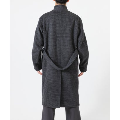 WOOL STAND COLLAR COAT （ブラウン）｜詳細画像