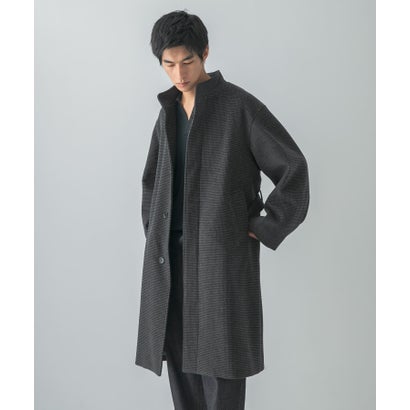 WOOL STAND COLLAR COAT （ブラック）｜詳細画像