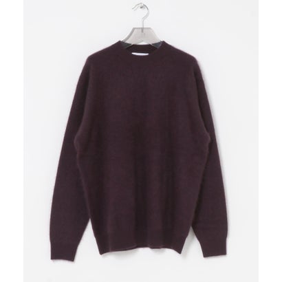 FUR WOOL CREW-NECK KNIT （ライトブルー）｜詳細画像