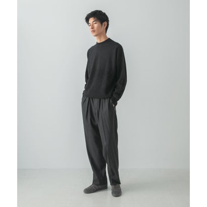 FUR WOOL CREW-NECK KNIT （パープル）｜詳細画像