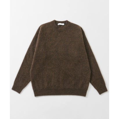 FUR WOOL CREW-NECK KNIT （パープル）｜詳細画像