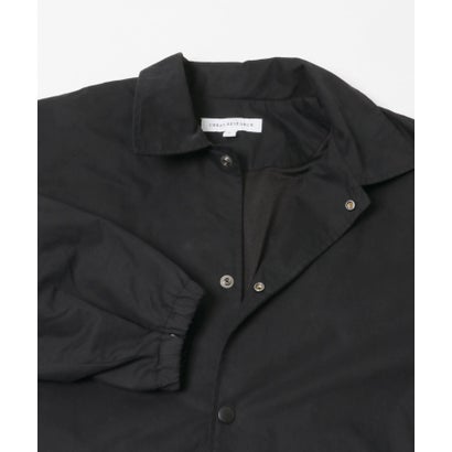 COTTON NYLON COACH JACKET （ブラウン）｜詳細画像