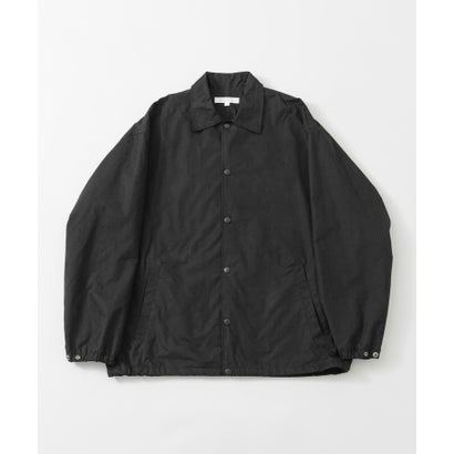 COTTON NYLON COACH JACKET （ブラウン）｜詳細画像