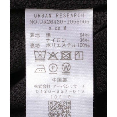 COTTON NYLON COACH JACKET （ブラック）｜詳細画像
