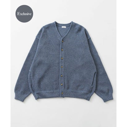 アーバンリサーチ URBAN RESEARCH 『別注』crepuscule×URBAN RESEARCH カーディガン （ブルー）｜詳細画像