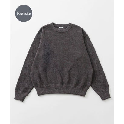 アーバンリサーチ URBAN RESEARCH 『別注』crepuscule×URBAN RESEARCH クルーネック （ブルー）｜詳細画像