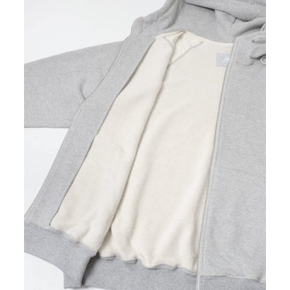 NEW BALANCE NB GREY フルジップフーディジャケット （ブラック）｜詳細画像
