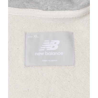NEW BALANCE NB GREY フルジップフーディジャケット （ブラック）｜詳細画像