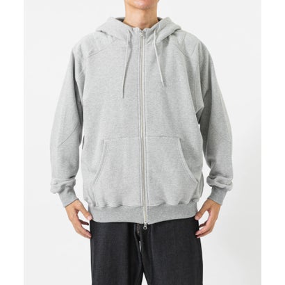 NEW BALANCE NB GREY フルジップフーディジャケット （グレー）｜詳細画像