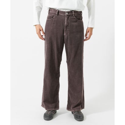アーバンリサーチ URBAN RESEARCH YLEVE SUPER DYED BLEACHED CORDUROY PANTS （ブルー系その他）｜詳細画像