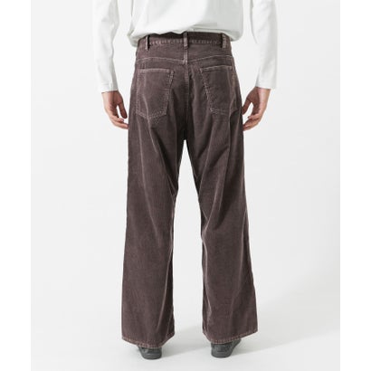 アーバンリサーチ URBAN RESEARCH YLEVE SUPER DYED BLEACHED CORDUROY PANTS （ブラウン系その他）｜詳細画像