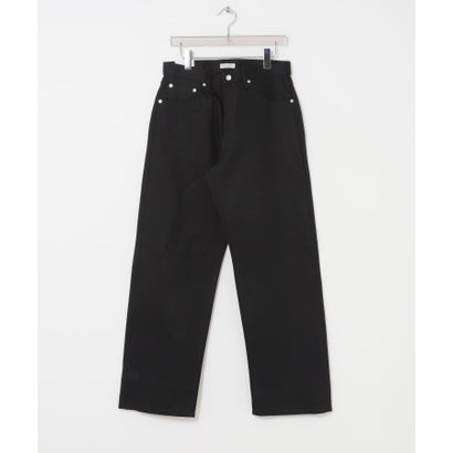 アーバンリサーチ URBAN RESEARCH SHIOTA スーピマDENIM PANTSワイド#BOB （ブラック）｜詳細画像