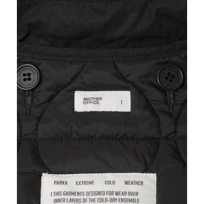 アーバンリサーチ URBAN RESEARCH ANOTHER OFFICE M-65 INSULATION FISHTAIL PARKA （ブラック）｜詳細画像