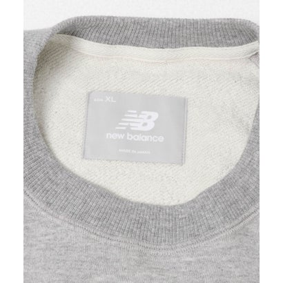 NEW BALANCE NB GREY スウェットクルー （ブラック）｜詳細画像
