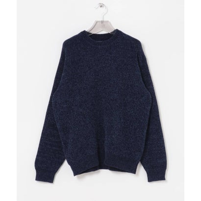 アーバンリサーチ URBAN RESEARCH LOWGAUGE MOLE KNIT （ネイビー）｜詳細画像