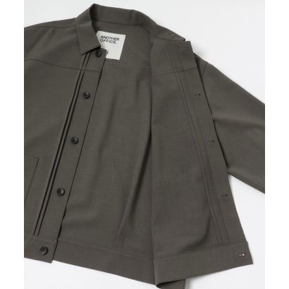 アーバンリサーチ URBAN RESEARCH ANOTHER OFFICE Habana Trucker Jacket （ダークグレー）｜詳細画像
