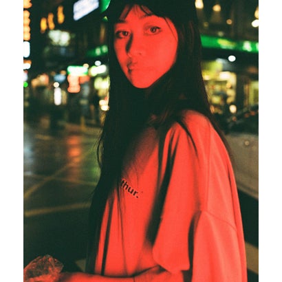 アーバンリサーチ URBAN RESEARCH thur. esp logo SHORT-SLEEVE T-SHIRTS （パープル）｜詳細画像