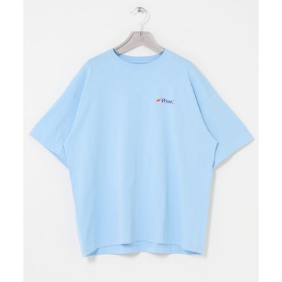 アーバンリサーチ URBAN RESEARCH thur. esp logo SHORT-SLEEVE T-SHIRTS （ブルー）｜詳細画像