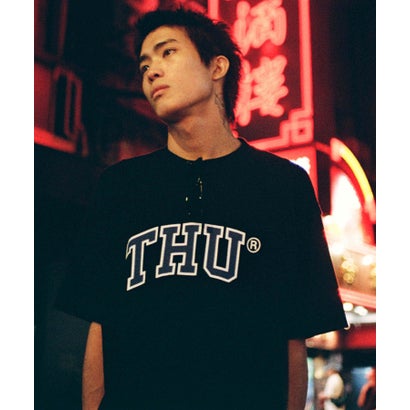 アーバンリサーチ URBAN RESEARCH THUR JUST DOT SHORT-SLEEVE T-SHIRTS （ブラック）｜詳細画像