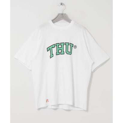 アーバンリサーチ URBAN RESEARCH THUR JUST DOT SHORT-SLEEVE T-SHIRTS （ホワイト）｜詳細画像