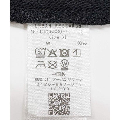 アーバンリサーチ URBAN RESEARCH thur. logo SHORT-SLEEVE T-SHIRTS （ブラック）｜詳細画像