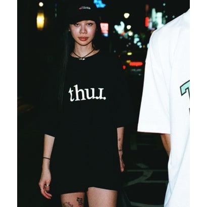 アーバンリサーチ URBAN RESEARCH thur. logo SHORT-SLEEVE T-SHIRTS （ブラック）｜詳細画像