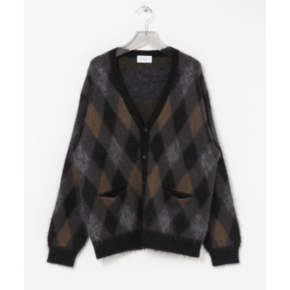 アーバンリサーチ URBAN RESEARCH new basic MOHAIR V-NECK CARDIGAN （ブラック）｜詳細画像