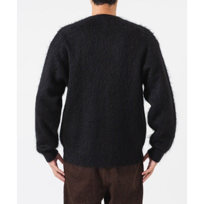 アーバンリサーチ URBAN RESEARCH new basic MOHAIR V-NECK CARDIGAN （ブラック系その他）｜詳細画像