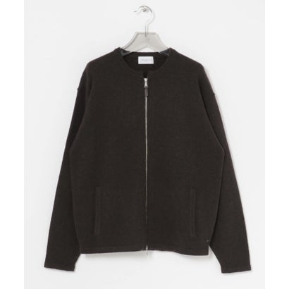 アーバンリサーチ URBAN RESEARCH new basic ZIP UP KNIT （ベージュ）｜詳細画像