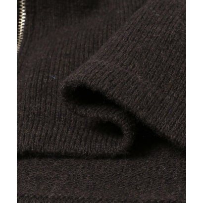 アーバンリサーチ URBAN RESEARCH new basic ZIP UP KNIT （ブラウン）｜詳細画像