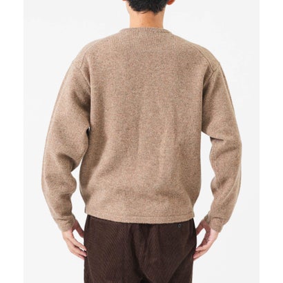 アーバンリサーチ URBAN RESEARCH new basic ZIP UP KNIT （ブラウン）｜詳細画像