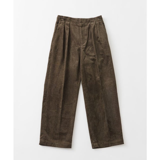 CORDUROY EASY PANTS （ブラウン）