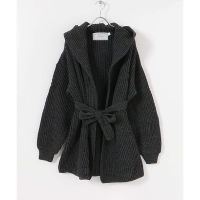 『別注』OLDDERBY KNITWEAR×UR Open Front Hoodie （PURPURA）｜詳細画像