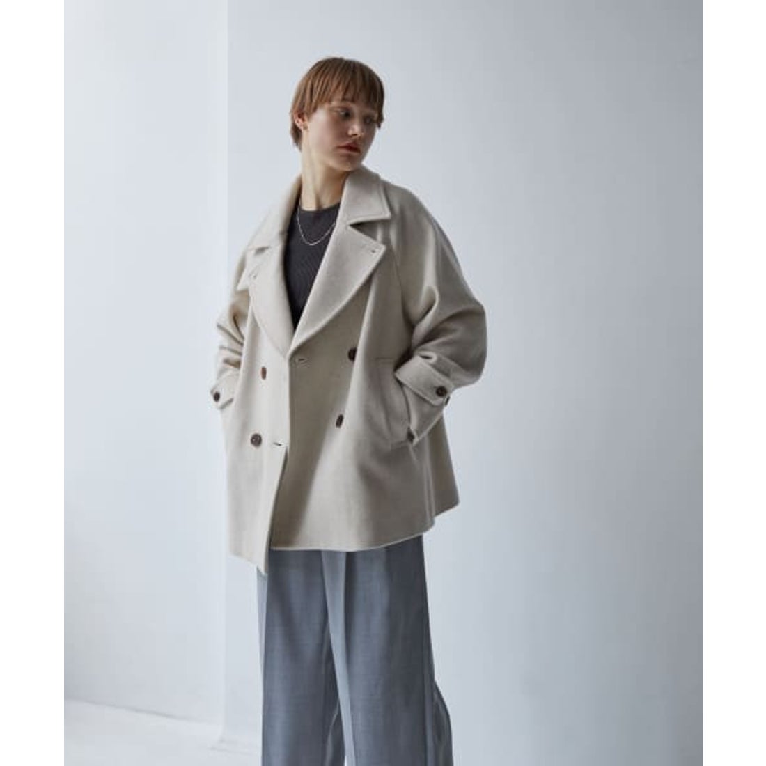 アーバンリサーチ URBAN RESEARCH スーパー100メルトンPコート （TOP 