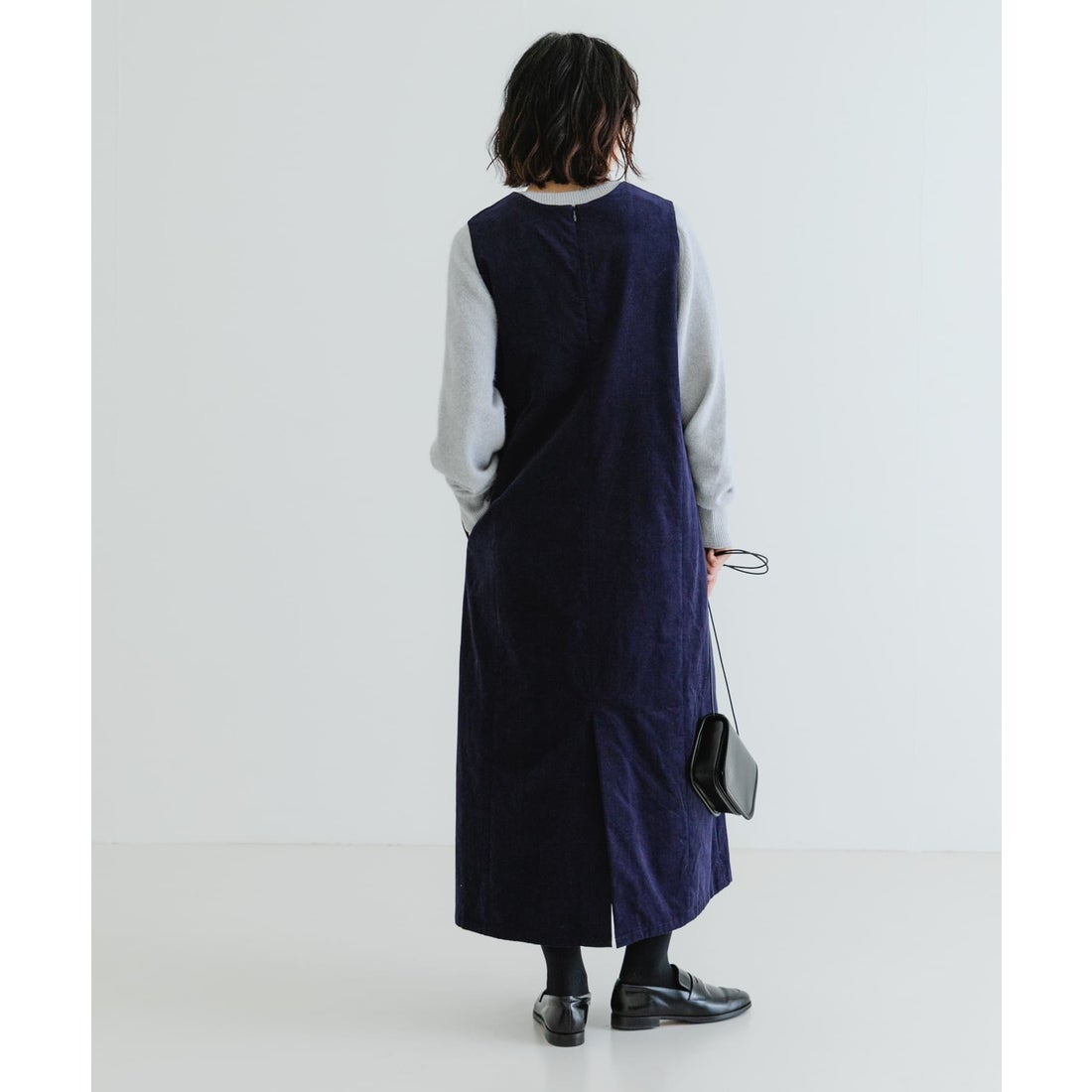 アーバンリサーチ URBAN RESEARCH Uネックコーデュロイジャンパー 